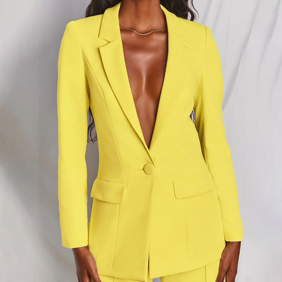 Women's Blazer & Trouser Set - Tailored Two-Piece | Spring
