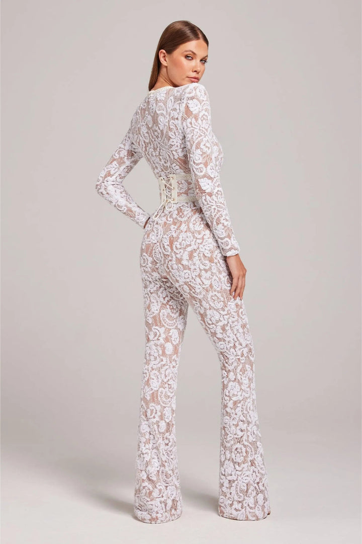 Women's Bodysuit | Lace | Crew Neck | Spring
