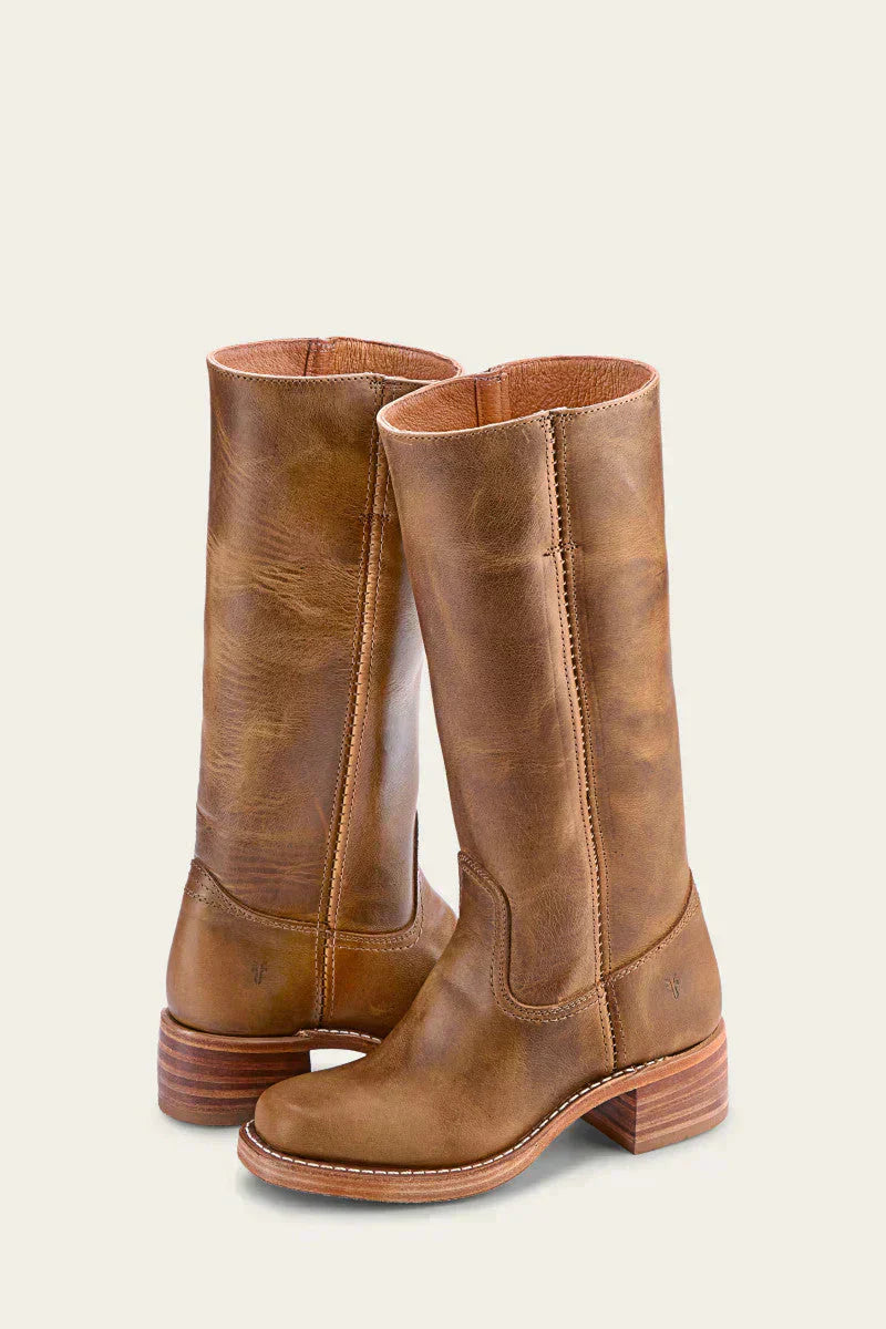 Women's Boots | Knee High Pull-On | Winter - Khaki