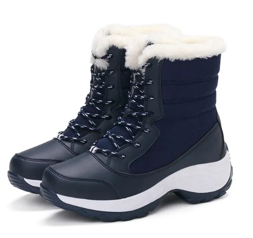 Women's Boots | Waterproof | Fleece-Lined | Winter - Navy