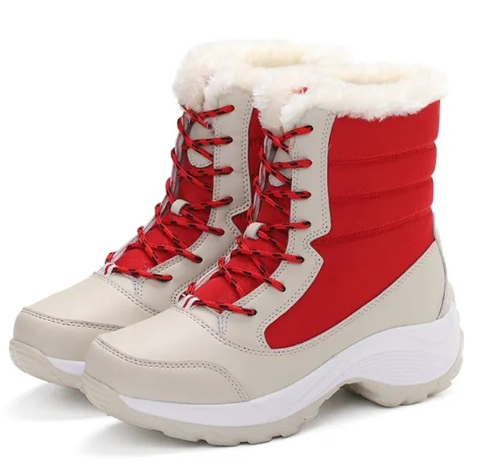 Women's Boots | Waterproof | Fleece-Lined | Winter - Red