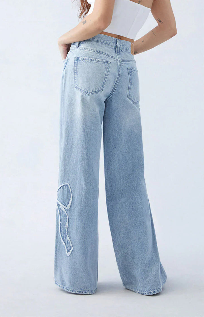 Women's Bow Jeans | High Rise | Summer
