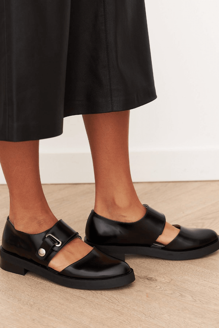 Women's Buckle Strap Loafers | Mary Jane | Autumn
