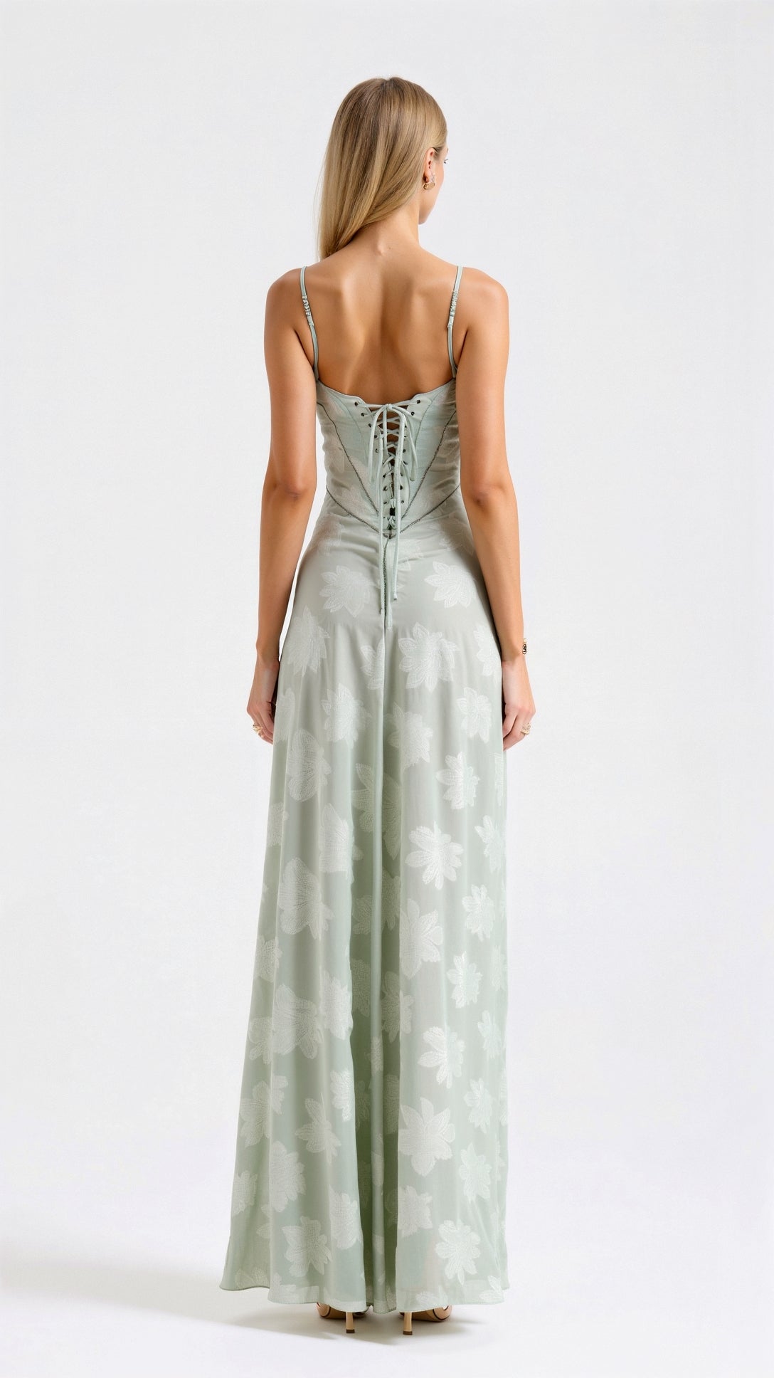 Women's Bustier Maxi Dress - Wedding Guest Elegance | Summer