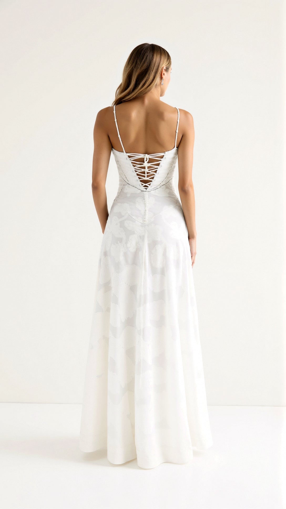 Women's Bustier Maxi Dress - Wedding Guest Elegance | Summer