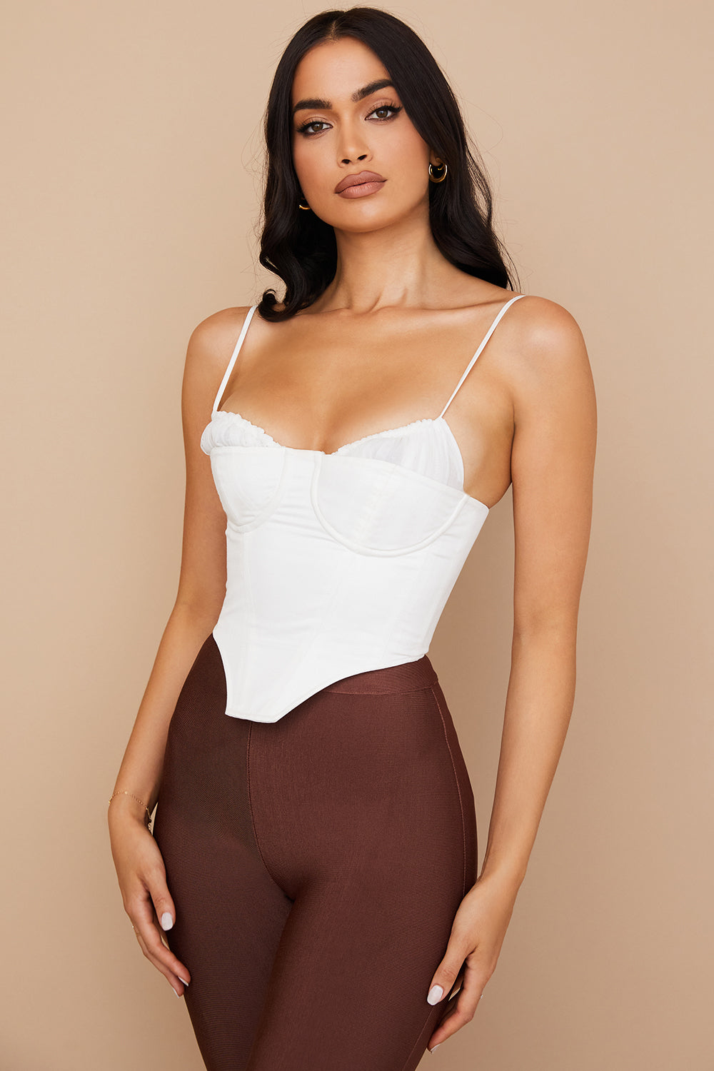 Women's Bustier Top | White | Elegant | Summer