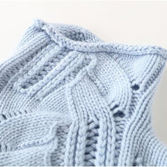 Women's Cable Knit Turtleneck Sweater - Relaxed Fit | Autumn