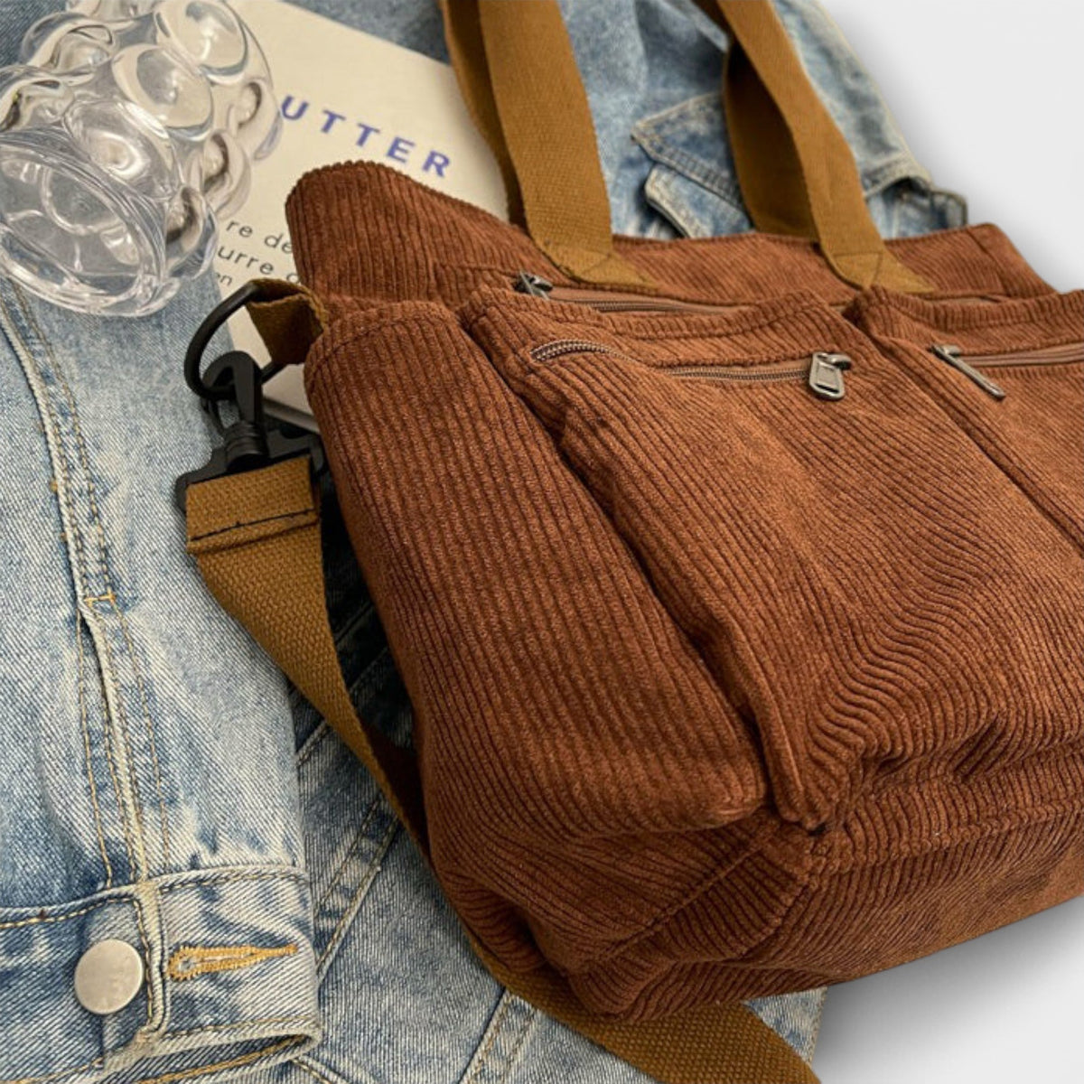 Women's Canvas Tote Bag - Spacious Daily Carry