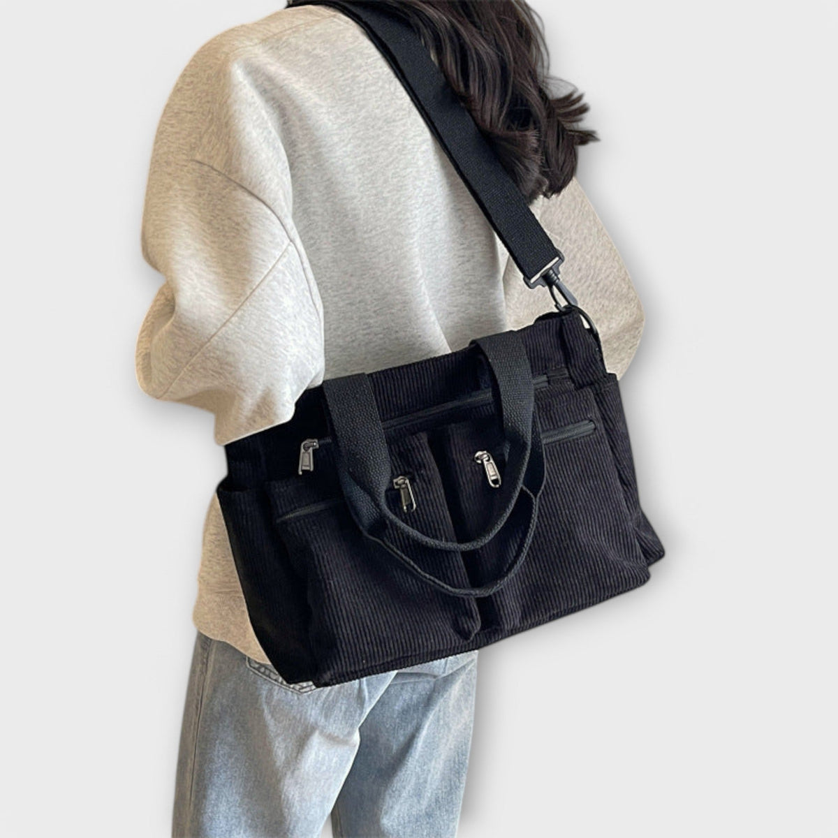 Women's Canvas Tote Bag - Spacious Daily Carry
