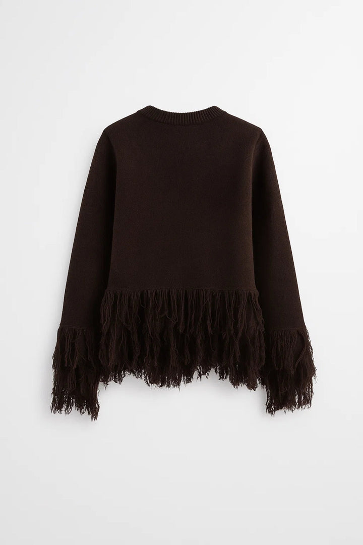 Women's Cardigan | Fringe Detail | Autumn