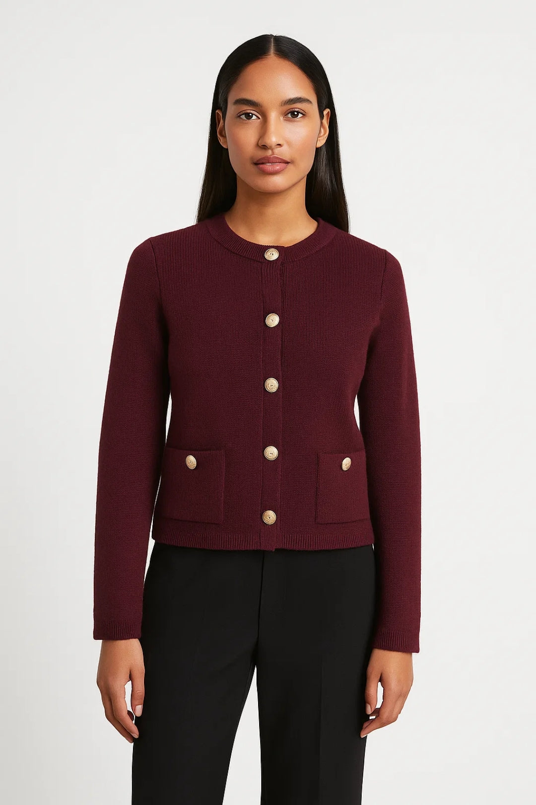 Women's Cardigan | Tailored | Front Pockets | Autumn
