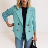 Women's Casual Blazer - Tailored Fit | Autumn - Light Blue