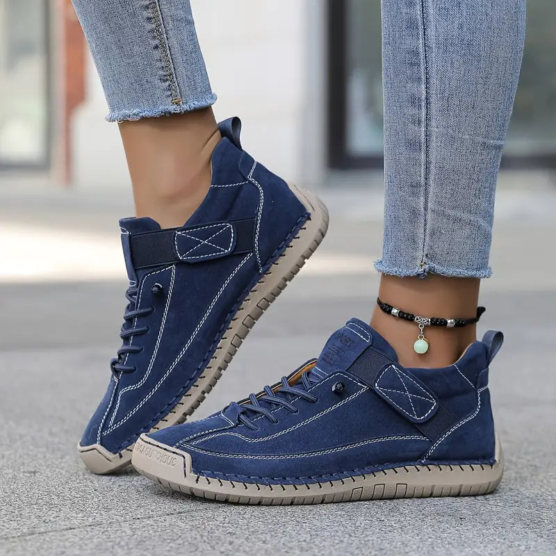 Women's Casual Lace-Up Shoes | Low-Cut | Autumn - Blue