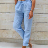 Women's Casual Pants - Comfortable Leisure Fit | Spring - Blue