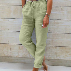 Women's Casual Pants - Comfortable Leisure Fit | Spring - Green