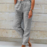 Women's Casual Pants - Comfortable Leisure Fit | Spring - Grey