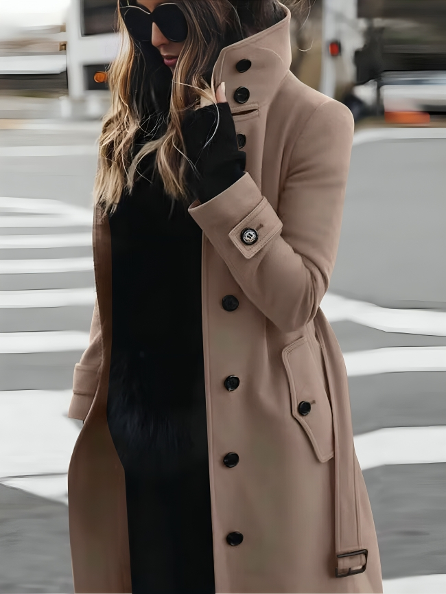 Women's Coat | Tailored | Winter - Cream