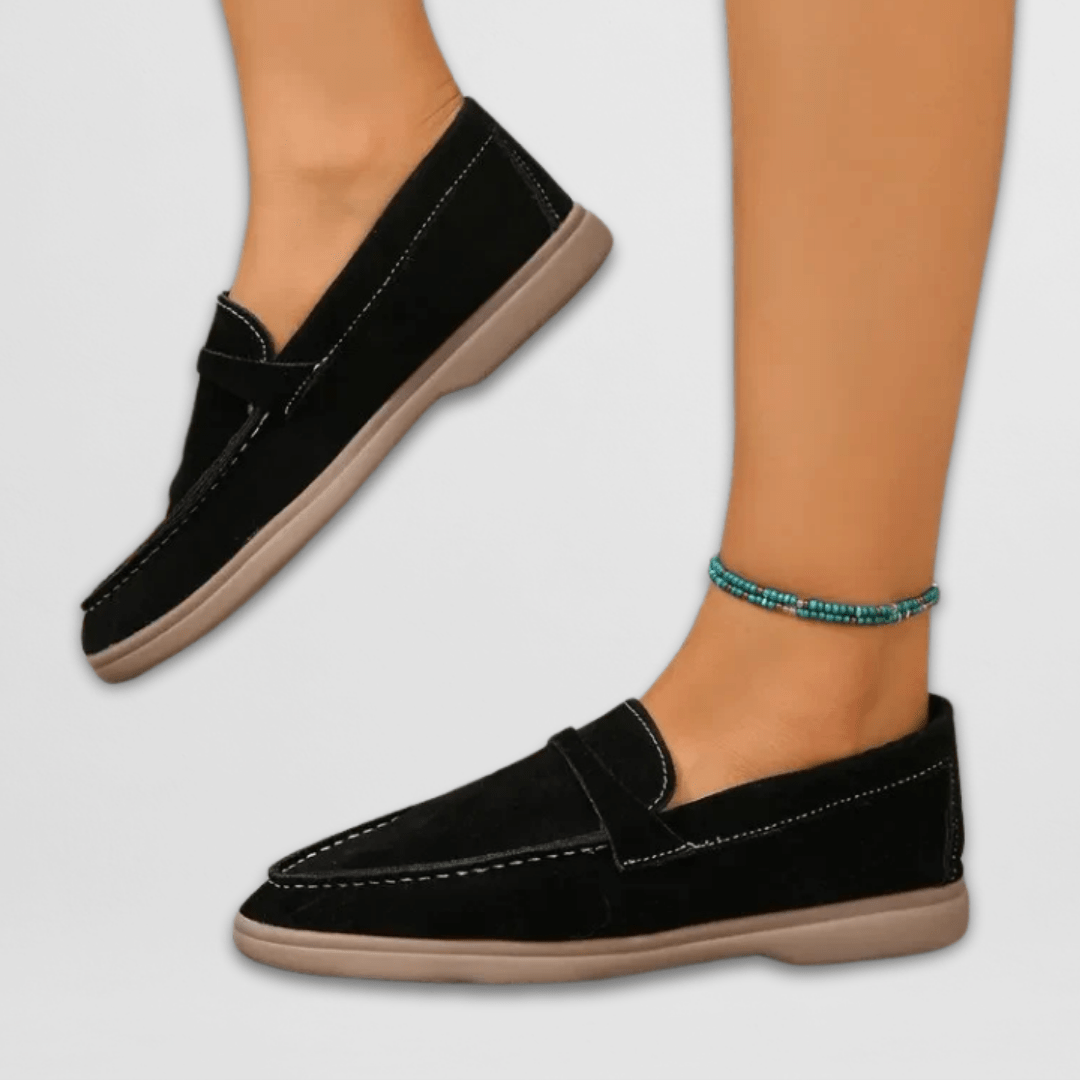 Women's Comfort Loafers - Lightweight Everyday Style | Spring - Black