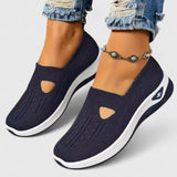 Women's Comfort Sneakers - Supportive Everyday Shoe | Spring - Dark Blue
