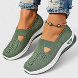 Women's Comfort Sneakers - Supportive Everyday Shoe | Spring - Green