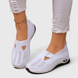 Women's Comfort Sneakers - Supportive Everyday Shoe | Spring - White