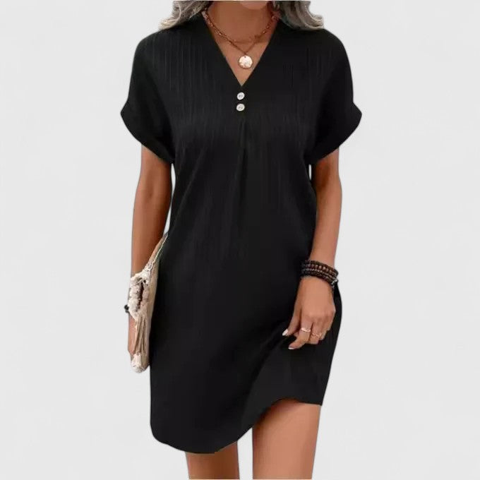 Women's Comfortable Dress - Versatile Everyday Style | Spring - Black