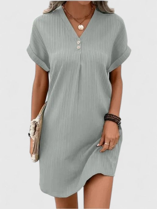 Women's Comfortable Dress - Versatile Everyday Style | Spring - Gray