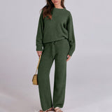Women's Comfortable Lounge Set | Matching Pieces | Cozy | Spring - Green