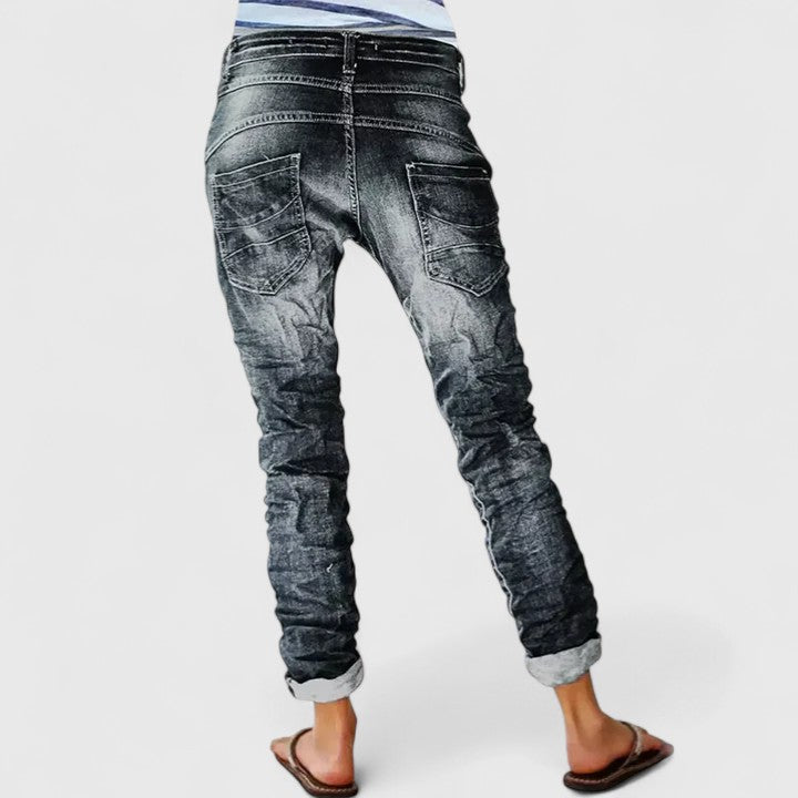 Women's Comfortable Pants - Versatile Everyday Fit | Spring - Black