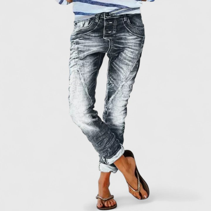 Women's Comfortable Pants - Versatile Everyday Fit | Spring - Grey