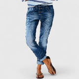 Women's Comfortable Pants - Versatile Everyday Fit | Spring - Medium Blue