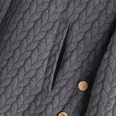Women's Cotton Hoodie Jacket with Drawstring - Casual Comfort | Autumn