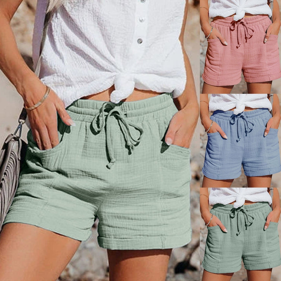 Women's Cotton Summer Shorts - Lightweight & Breathable
