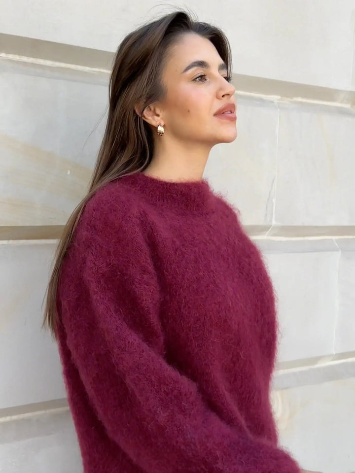 Women's Crew-Neck Sweater | Relaxed Fit | Spring