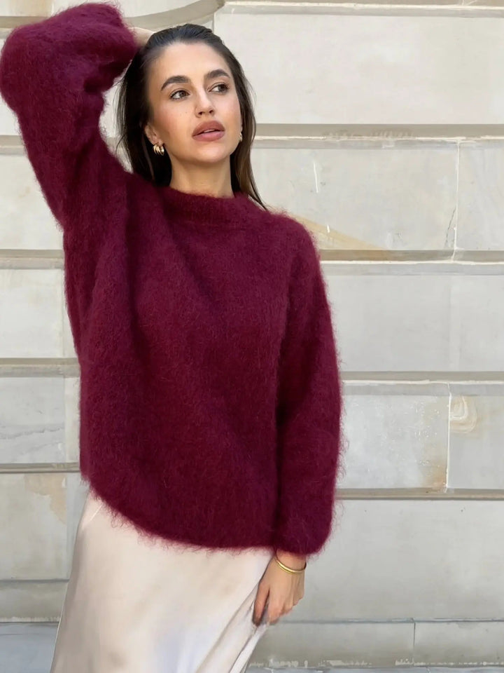 Women's Crew-Neck Sweater | Relaxed Fit | Spring