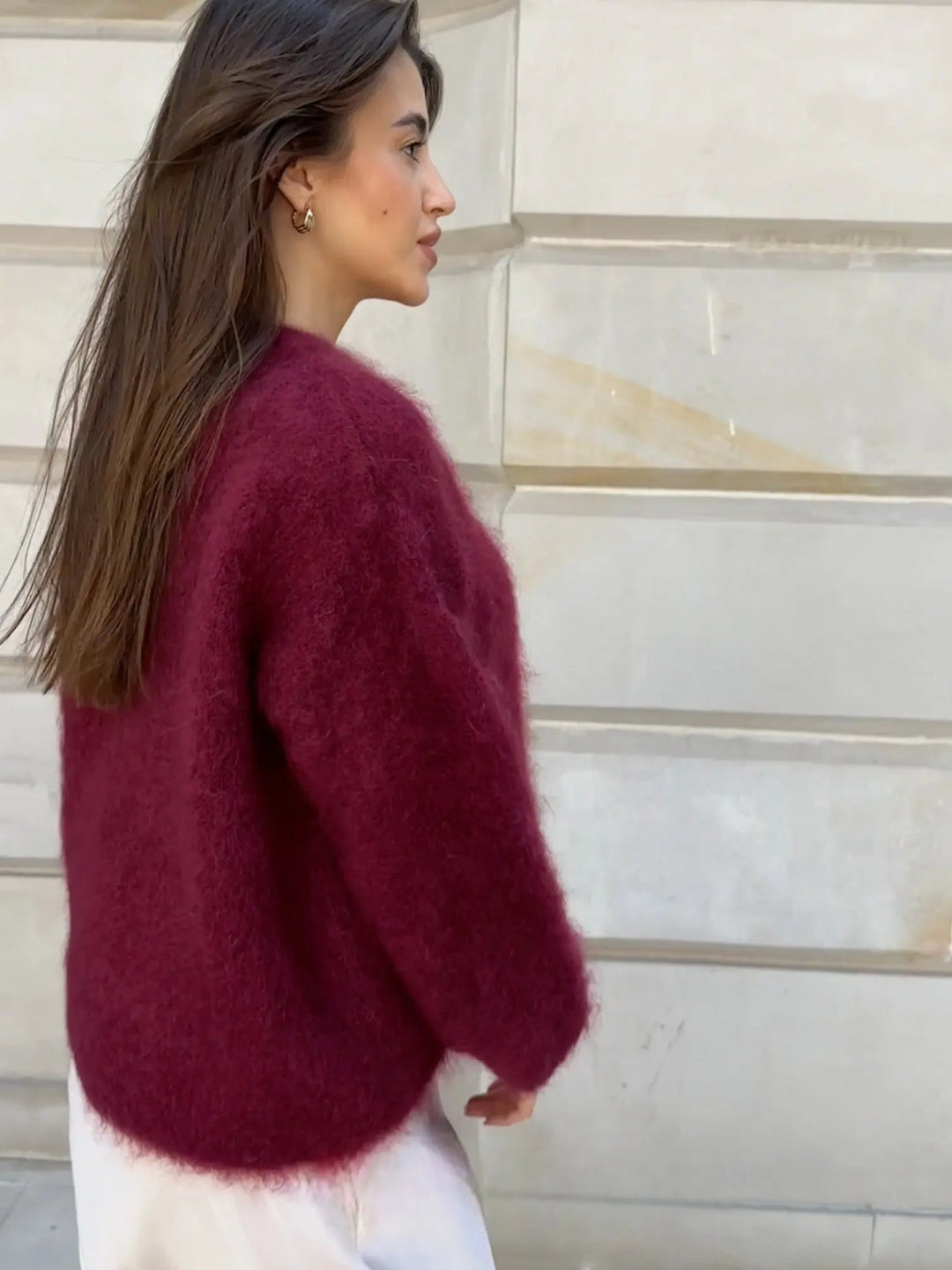 Women's Crew-Neck Sweater | Relaxed Fit | Spring