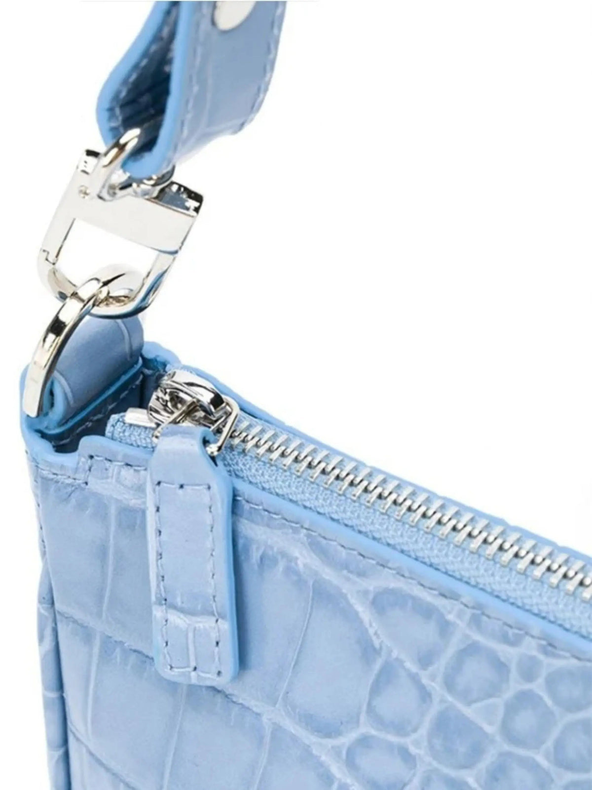 Women's Crocodile-Print Shoulder Bag | Compact | Winter