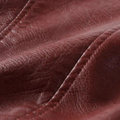 Women's Cropped Moto Faux Leather Jacket - Belted Biker | Autumn