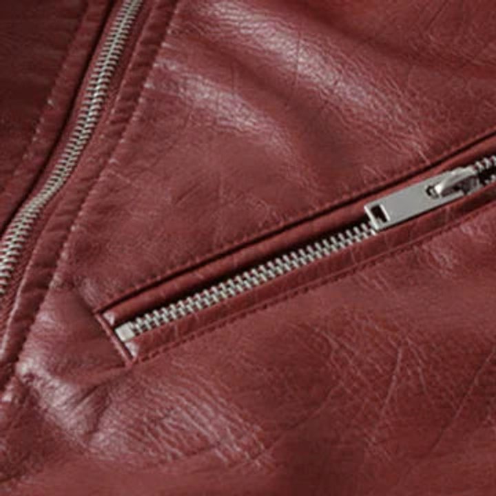 Women's Cropped Moto Faux Leather Jacket - Belted Biker | Autumn