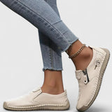 Women's Cushioned Comfort Shoes - Elegant Everyday Wear | Autumn - Beige