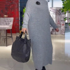 Women's Dress | Elegant | Mock Neck | Autumn