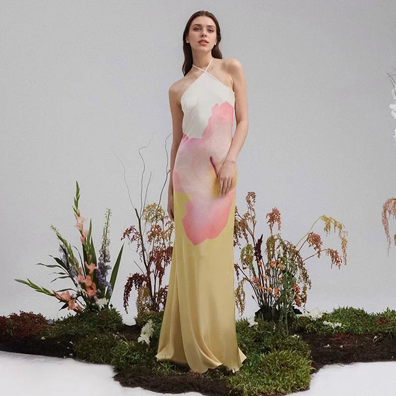 Women's Dress | Elegant One-Shoulder | Maxi | Summer