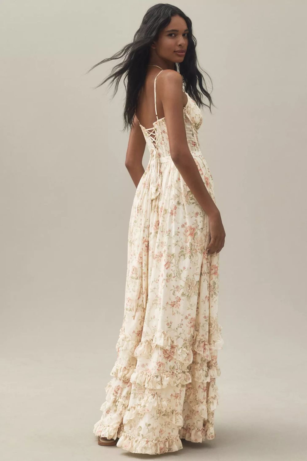 Women's Dress | Floral Print Maxi | Sleeveless | Summer