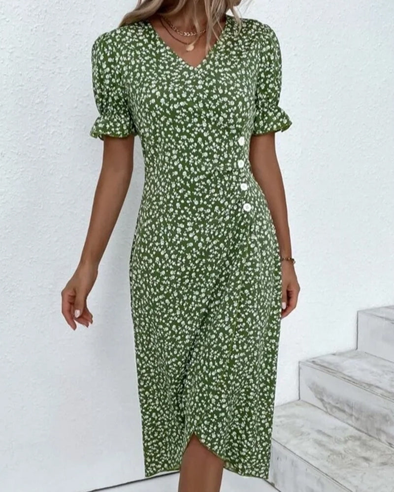 Women's Dress | Floral | Short Sleeve | Summer