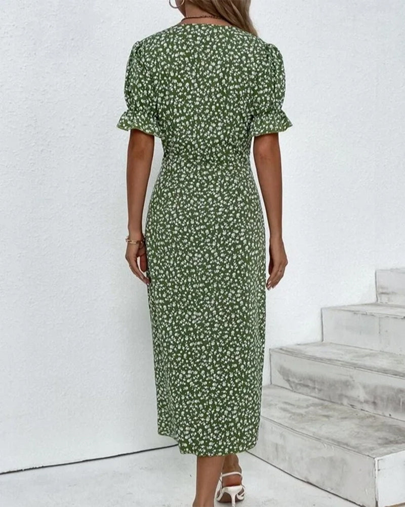 Women's Dress | Floral | Short Sleeve | Summer
