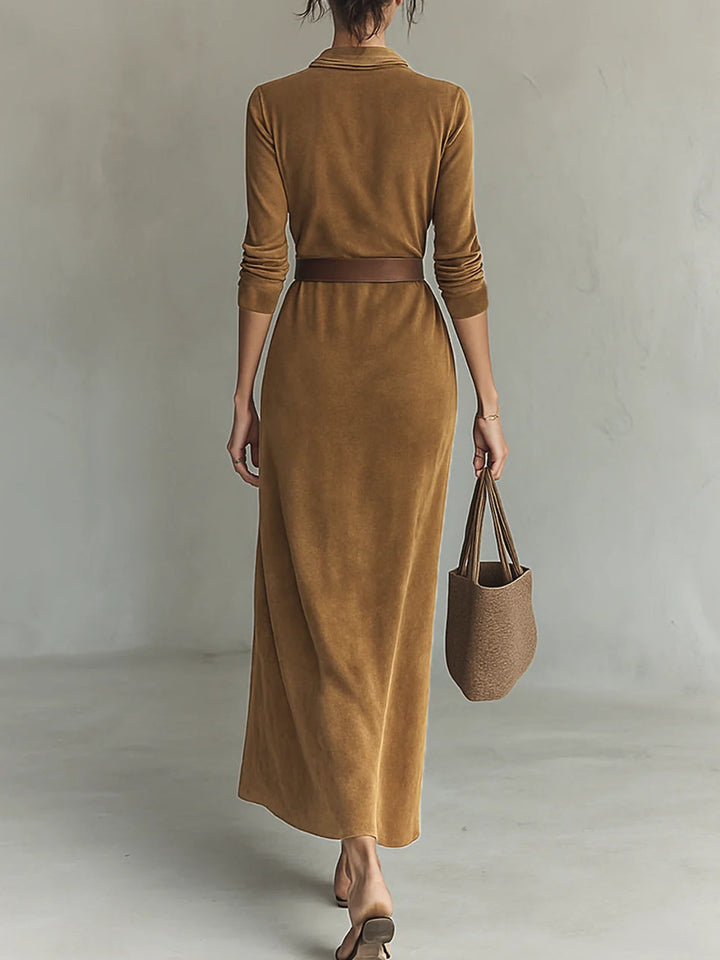 Women's Dress | Shirt Style Belt | Summer