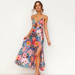 Women's Dress | Sleeveless | Front Tie | Summer