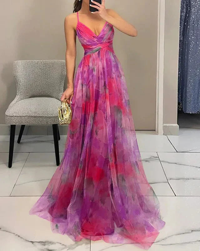 Women's Dress | Sleeveless | Maxi | Summer - Pink