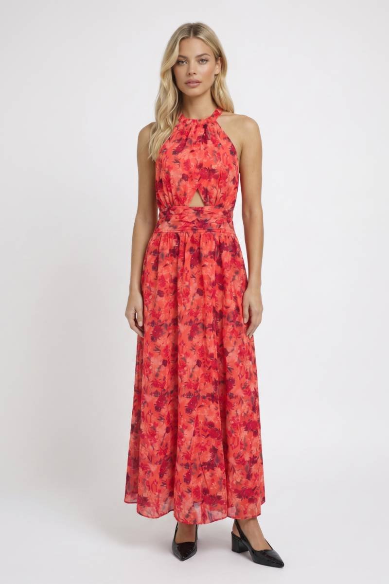 Women's Dress | Sleeveless | Maxi | Summer - Red