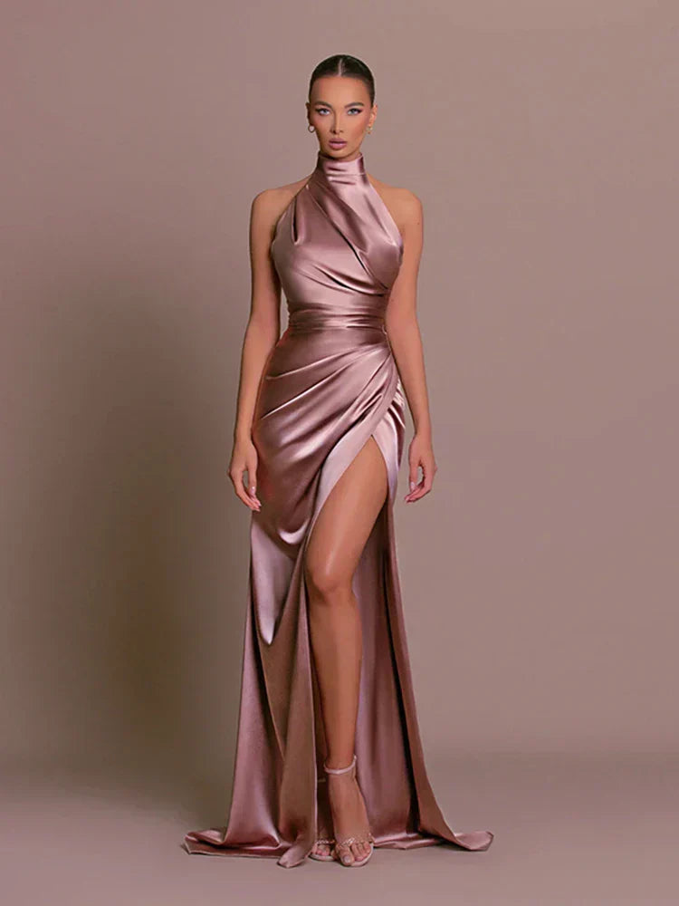 Women's Dress | Wrap Detail | High Slit | Summer